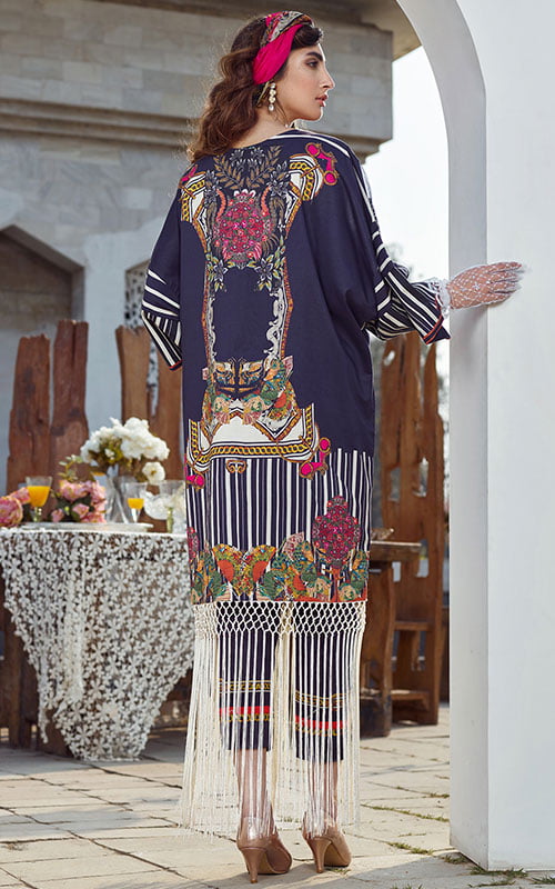Asifa Nabeel Luxury Lawn Unstitched 3 Piece Suit ANL20-15-R - Summer Collection