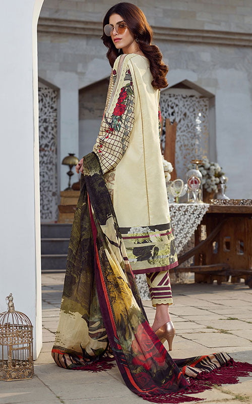 Asifa & Nabeel Embroidered Viscose Suits Unstitched 3 Piece AN21W WC-08 - Winter Collection main image 1