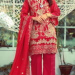Elaf Luxury Embroidered Lawn Unstitched 3 Piece Suit EFLL20-07 - Summer Collection