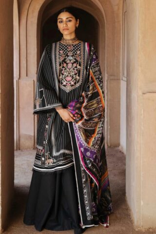 Zara Shahjahan Luxury Embroidered Lawn Unstitched 3 Piece Suit ZSL20 ZEENAT-A - Summer Collection
