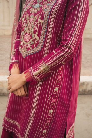 Zara Shahjahan Luxury Embroidered Lawn Unstitched 3 Piece Suit ZSL20 ZEENAT-B – Summer Collection