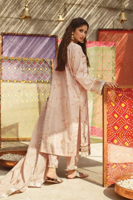 Qalamkar Luxury Festive Lawn Unstitched 3 Piece Suit QFL20-06 - Summer Collection