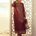 Qalamkar Luxury Festive Lawn Unstitched 3 Piece Suit QFL20-07 - Summer Collection