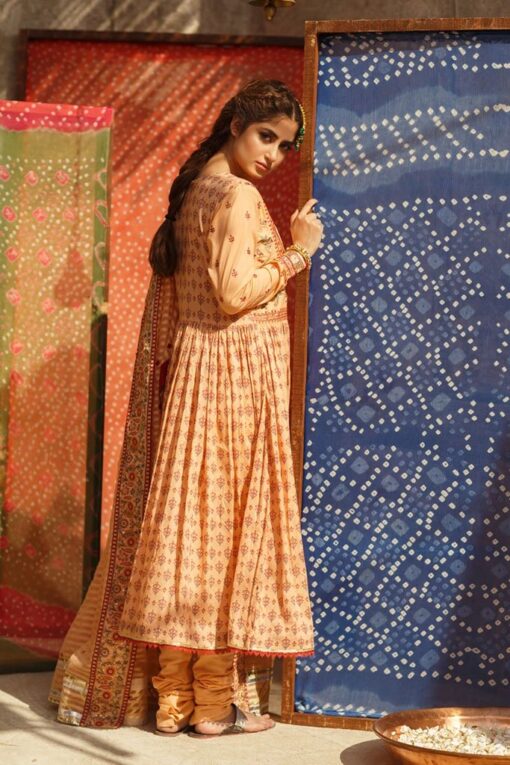 Qalamkar Luxury Festive Lawn Unstitched 3 Piece Suit QFL20-08 - Summer Collection