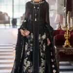 Mushq Embroidered Chiffon Unstitched 3 Piece Suit MQFC20 7 ONYX DREAM - Luxury Collection