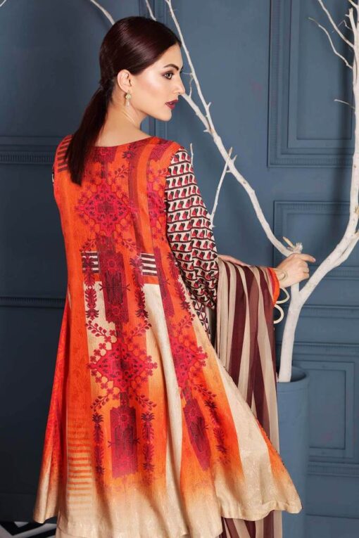 Charizma Embroidered Linen Unstitched 3 Piece Suit CCWL20 10 - Winter Collection
