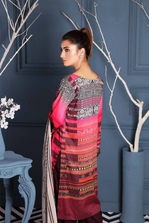 Charizma Embroidered Linen Unstitched 3 Piece Suit CCWL20 11 - Winter Collection