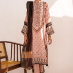 Qline by Qalamkar Embroidered Linen Unstitched 3 Piece Suit QQLNW20 09 - Winter Collection