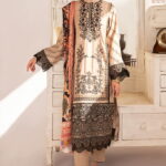 Qline by Qalamkar Embroidered Linen Unstitched 3 Piece Suit QQLNW20 13 - Winter Collection