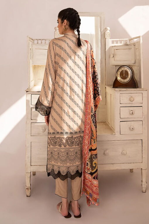 Qline by Qalamkar Embroidered Linen Unstitched 3 Piece Suit QQLNW20 13 - Winter Collection