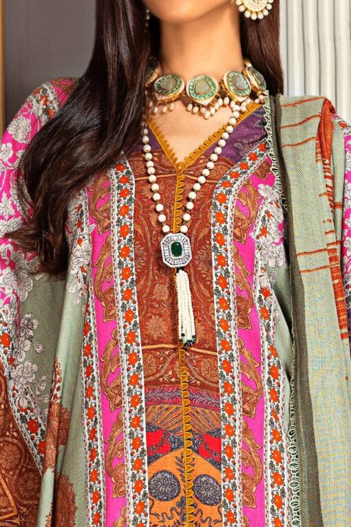 Muzlin by Sana Safinaz Linen Unstitched 3 Piece Suit MWSS20 03A - Winter Collection