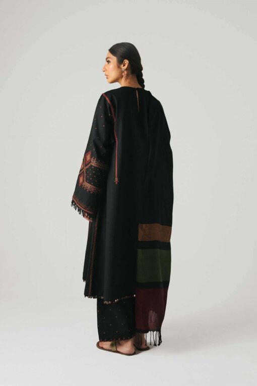 Zara Shahjahan Embroidered Khaddar Unstitched 3 Piece Suit 2020 04 Azrah - Winter Collection