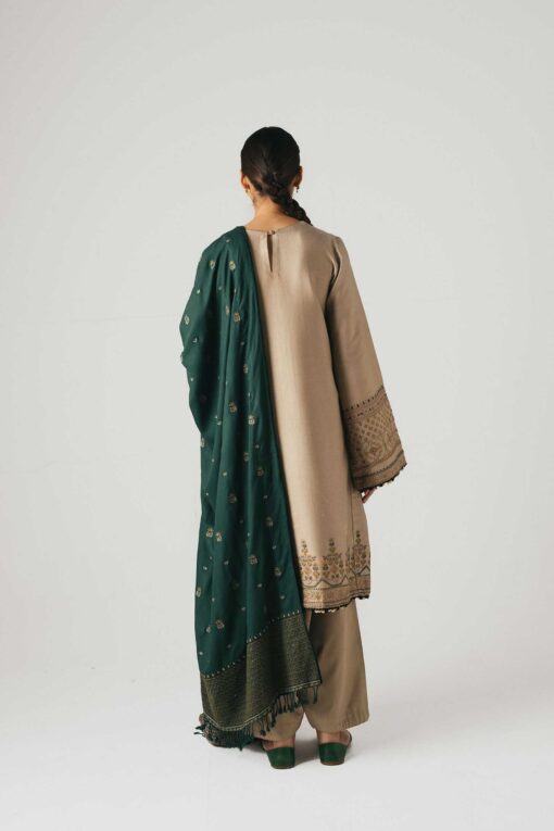 Zara Shahjahan Embroidered Cotton Satin Unstitched 3 Piece Suit 2020 07 Zohra - Winter Collection