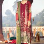 Dastan-e-Jashan By Charizma Embroidered Chiffon Unstitched 3 Piece Suit D 02 Raqs-e-Ashna - Luxury Collection