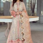 Maryam Hussain Embroidered Net Unstitched 3 Piece Suit D 02 JASMINE - Wedding Collection