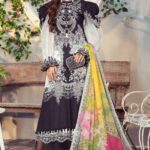 Mprints by Maria B Printed Lawn Unstitched 3 Piece Suit 02 B - Summer Collection