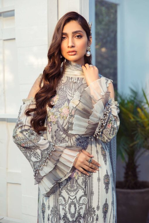 Mprints by Maria B Printed Lawn Unstitched 3 Piece Suit 05 B - Summer Collection