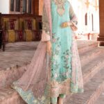 Regence by Imrozia Embroidered Net Unstitched 3 Piece Suit I-127 ESPERER - Wedding Collection