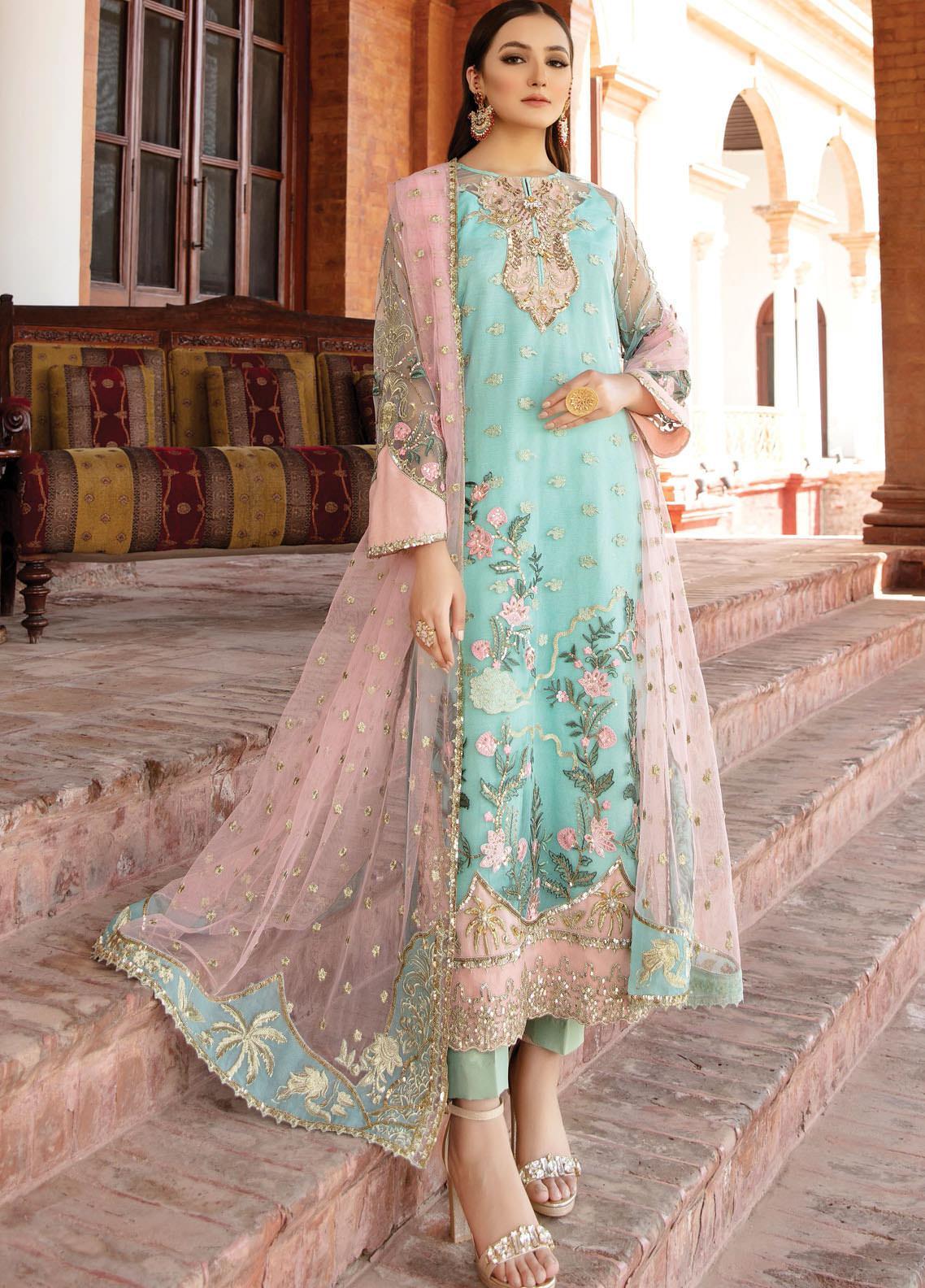 Regence by Imrozia Embroidered Net 