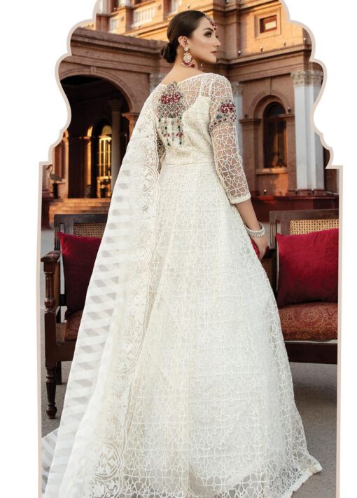 Regence by Imrozia Embroidered Net Unstitched 3 Piece Suit I-130 ROSALEE - Wedding Collection