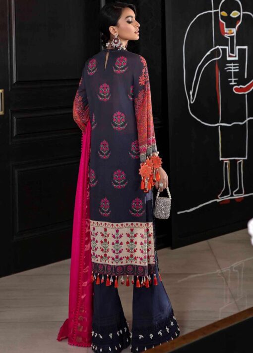 Sana Safinaz Embroidered Lawn Unstitched 3 Piece Suit 06-A - Summer Collection