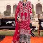 Sana Safinaz Embroidered Dobby Unstitched 3 Piece Suit 09-A - Summer Collection