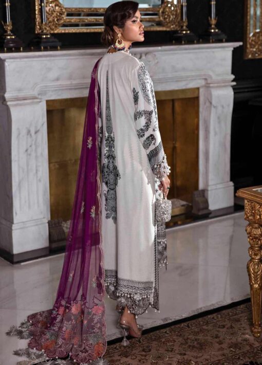 Sana Safinaz Embroidered Dobby Unstitched 3 Piece Suit 09-B - Summer Collection