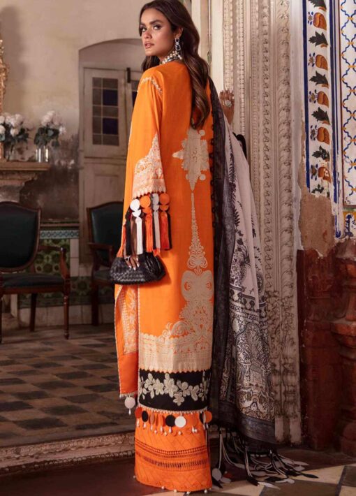 Sana Safinaz Embroidered Lawn Unstitched 3 Piece Suit 10-B - Summer Collection
