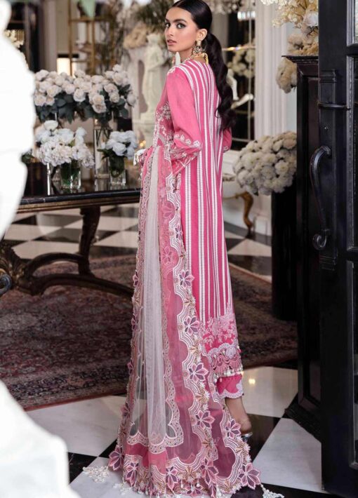 Sana Safinaz Embroidered Slub Lawn Unstitched 3 Piece Suit 12-B - Summer Collection