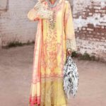 Sana Safinaz Embroidered Slub Lawn Unstitched 3 Piece Suit 16-B - Summer Collection