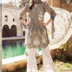 Maria B Embroidered Lawn Unstitched 3 Piece Suit 01 B - Summer Collection