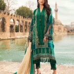 Maria B Embroidered Lawn Unstitched 3 Piece Suit 02 B - Summer Collection