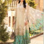 Maria B Embroidered Lawn Unstitched 3 Piece Suit 07 A - Summer Collection