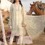Maria B Embroidered Woven Yarn Unstitched 3 Piece Suit 10 A - Summer Collection