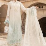 Maria B Embroidered Lawn Unstitched 3 Piece Suit 11 A - Summer Collection