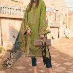 Maria B Embroidered Jacquard Unstitched 3 Piece Suit 14 B - Summer Collection
