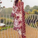 Muzlin by Sana Safinaz Embroidered Lawn Unstitched 2 Piece Suit 10B - Summer Collection