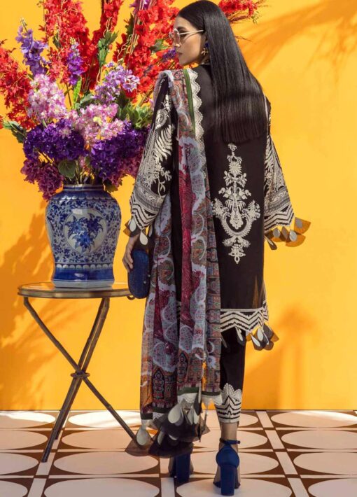 Muzlin by Sana Safinaz Embroidered Lawn Unstitched 3 Piece Suit 15A - Summer Collection