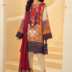 Muzlin by Sana Safinaz Embroidered Lawn Unstitched 2 Piece Suit 18A - Summer Collection
