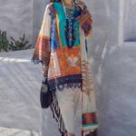 Muzlin by Sana Safinaz Embroidered Lawn Unstitched 2 Piece Suit 18B - Summer Collection