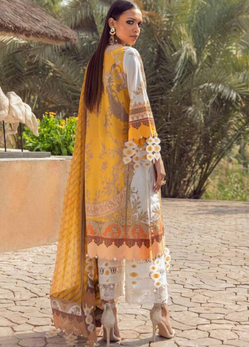 Muzlin by Sana Safinaz Embroidered Lawn Unstitched 2 Piece Suit 22A - Summer Collection