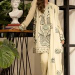 Zaha by Khadijah Shah Embroidered Lawn Unstitched 3 Piece Suit 06-B - Summer Collection