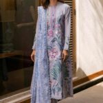 Zaha by Khadijah Shah Embroidered Lawn Unstitched 3 Piece Suit 09-B - Summer Collection