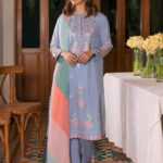 Zaha by Khadijah Shah Embroidered Lawn Unstitched 3 Piece Suit 13-A - Summer Collection