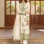 Zaha by Khadijah Shah Embroidered Lawn Unstitched 3 Piece Suit 15-B - Summer Collection
