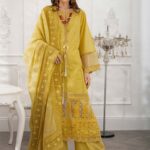 Sobia Nazir Embroidered Luxury Lawn Unstitched 3 Piece Suit 03B - Summer Collection