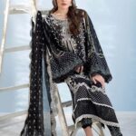 Sobia Nazir Embroidered Luxury Lawn Unstitched 3 Piece Suit 06B - Summer Collection