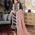 Crimson by Saira Shakira Embroidered Lawn Unstitched 3 Piece Suit 4B MIDNIGHT – Luxury Collection