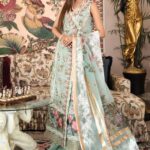 Crimson by Saira Shakira Embroidered Lawn Unstitched 3 Piece Suit 7A JADE - Luxury Collection