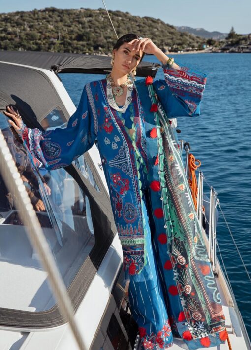 Selene by RajBari Unstitched Embroidered Lawn 3 Piece Suit RB26USL Nova - Festive Collection